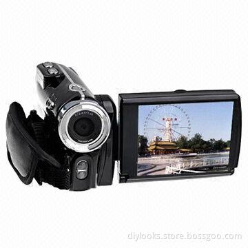 3.0-inch 5.0MP Solar Power 8X Zoom DV Digital Video Camcorder, Measures 113 x 53 x 46mm